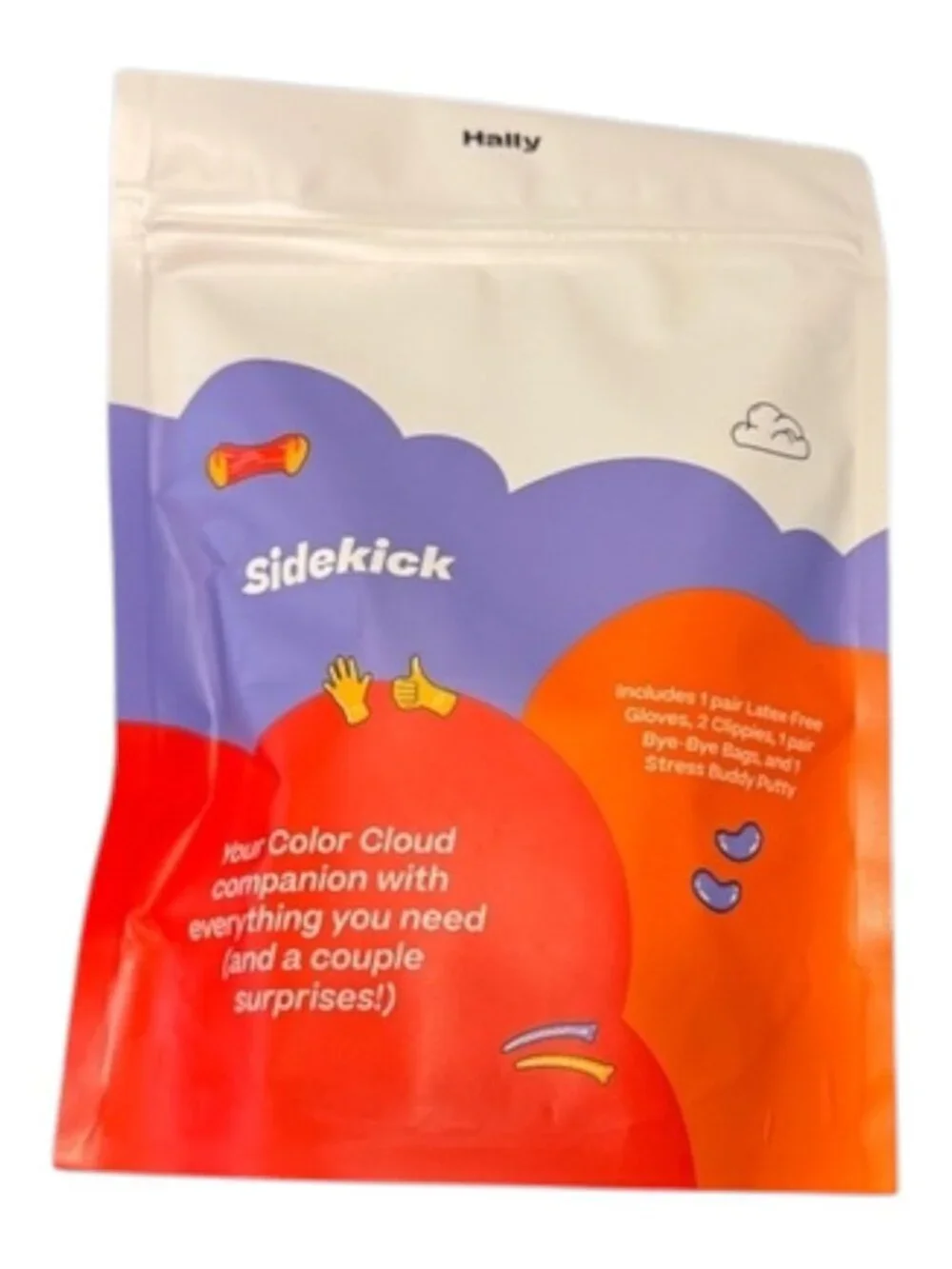 Hally Sidekick Color Cloud Pouch Unisex O/S Sealed